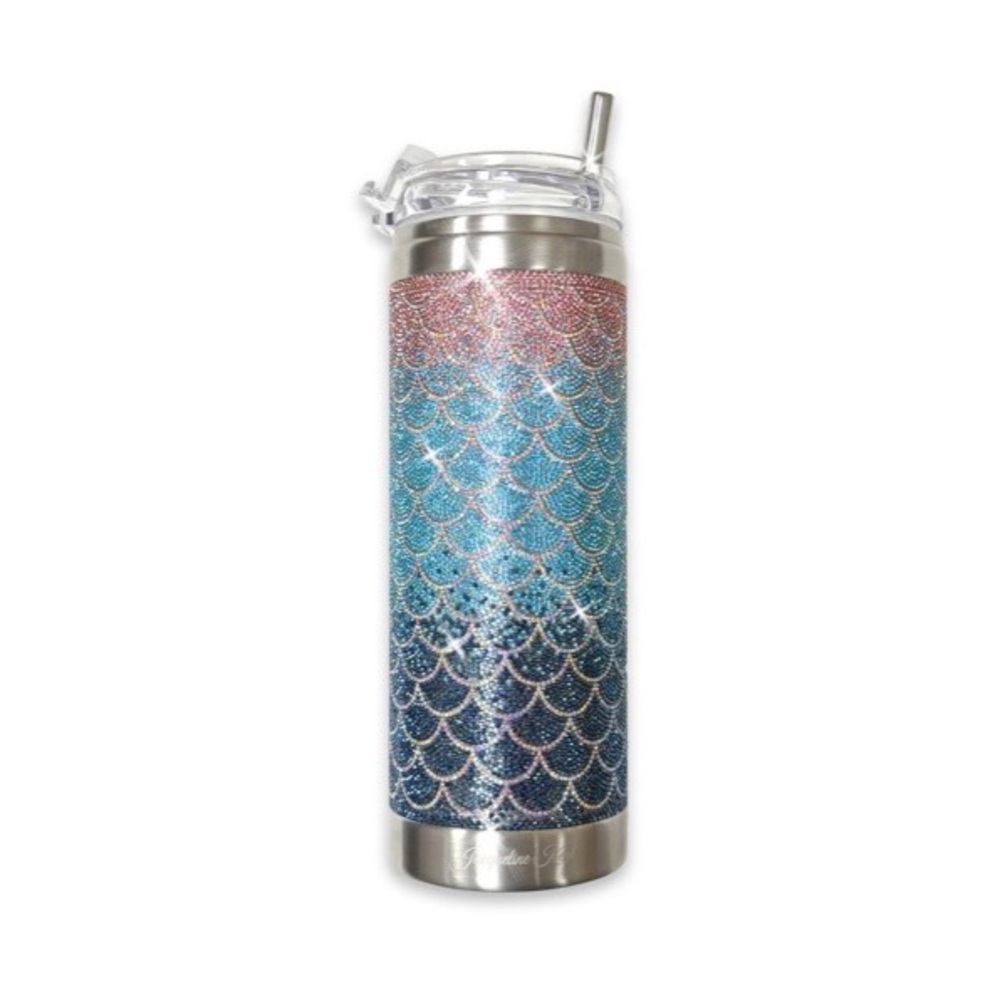 NEW! MONARCH MERMAID CRYSTAL TUMBLER